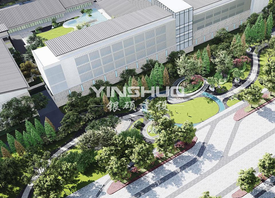 線性景觀,市政綠化帶景觀設(shè)計(jì)效果圖